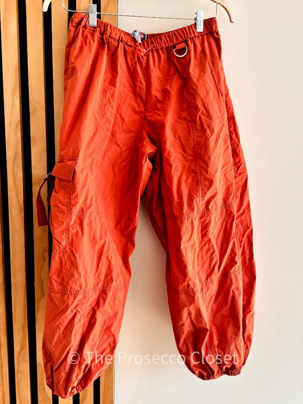 Urban Outfitters Rust Orange Parachute Cargo Pants (S)